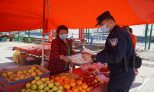 阿克青边境派出所开展了形式多样的普法宣传活动
