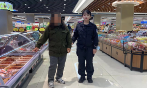 反诈宣传网出超市窃贼