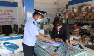 清水河出入境边防检查站芒卡分站全警积极参与反诈宣传