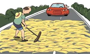 路边晒粮致人摔死，责任谁来担？