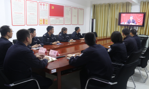 金平边境管理大队深入学习贯彻党的十九届六中全会精神