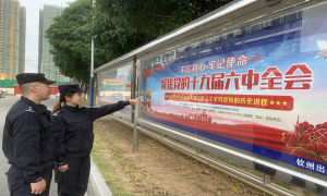 钦州出入境边防检查站掀起学习党的十九届六中全会精神热潮