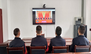 丙中洛边境检查站迅速掀起学习十九届六中全会精神热潮