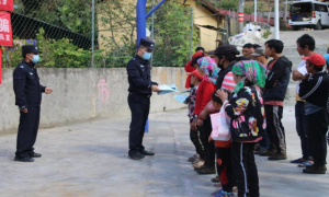 马吉边境派出所木加甲警务室持续开展打击网络赌博宣传活动