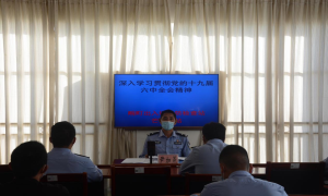 云南畹町边检站芒棒分站掀起学习党的十九届六中全会精神热潮