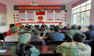 鲁掌边境派出所召开2021年度群防群治工作总结讲评会