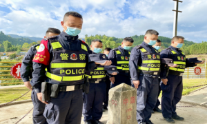 缅怀蔡晓东同志 陇把边境派出所以传承榜样力量激励前行动力