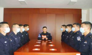 西北片区移民管理警察开展党的十九届六中全会精神学习