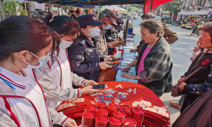 峒中边境派出所党支部联合组织开展“护苗计划”红色教育志愿活动