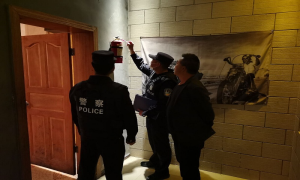 鲁掌边境派出所开展行业场所安全检查