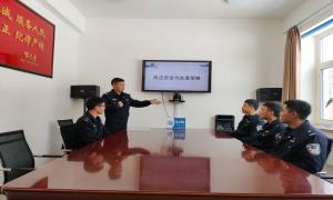 长白镇边境检查站扎实开展全警实战大练兵活动