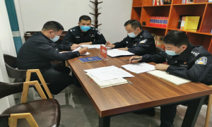 河口边境管理大队以“三学”深入领会党的十九届六中全会精神