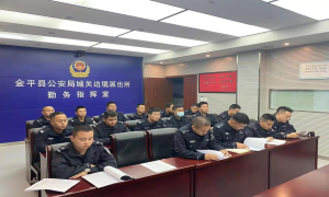 金平城关边境派出所召开社区警务工作专题分析会