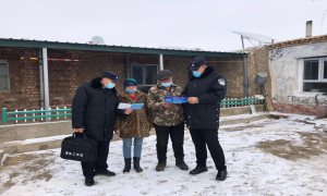 沙孜边境派出所深入开展禁毒宣传进辖区活动