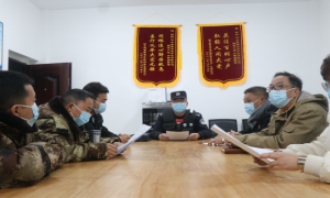 库祖边境检查站普法宣传进企业