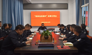 上帕边境派出所组织开展“我身边的榜样”故事分享会