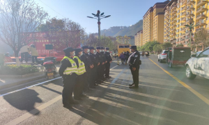 上帕边境派出所圆满完成2022年福贡县傈僳“阔时”系列活动启动仪式安保工作