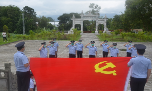 畹町出入境边防检查站那邦分站持续发力推动党史学习教育走深走实