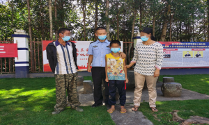 3小时，民警帮助群众找回走失小孩