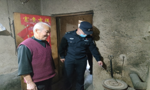 玛依海边境派出所开展防煤烟中毒宣传