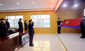 阿日哈沙特出入境边防检查站“五项活动”喜迎第二个警察节