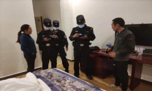 上江边境派出所深入辖区开展流动人口排查管理工作