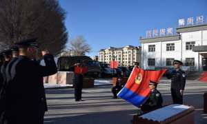 托里边境管理大队开展系列活动庆祝第二个“中国人民警察节”