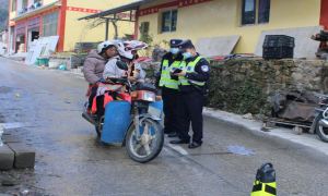 马吉边境派出所开展农用车、摩托车整治活动
