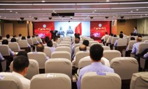 皇岗出入境边防检查站召开“一切为了胜利”党的二十大安保事迹分享暨总结讲评会