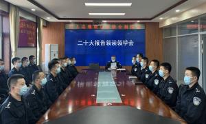 向上边境派出所把握三个环节深入学习党的二十大精神