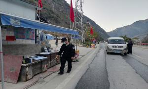 匹河边境派出所多举措编织节后防疫网