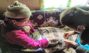 冰天雪地急救援 移民管理警察暖人心