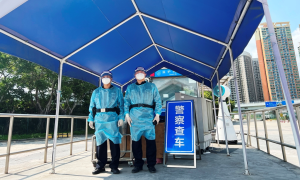 同心战“疫”!皇岗边检民警在行动