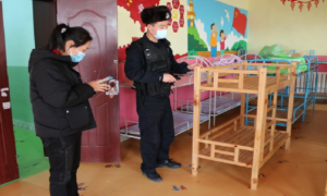 消防安全宣传检查进校园
