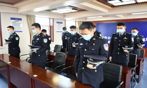 凉水边境派出所开展网上祭奠英烈活动
