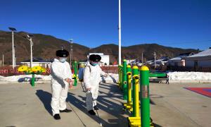 勇化边境派出所面对疫情刻不容缓积极开展防疫工作