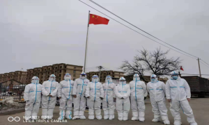 板石边境派出所持续护航全员核酸检测