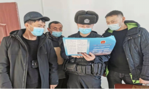 喀拉也木勒边境派出所开展法制教育宣传活动