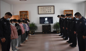 子里甲边境派出所开展主题网上祭奠活动