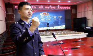 西藏阿里边境管理支队举办清明主题诗会活动缅怀革命先烈