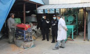 红光边境派出所全力护航辖区行业复工复产