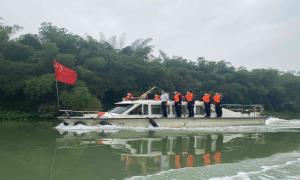 平而边境派出所联合多部门开展边境界河联合巡航执法