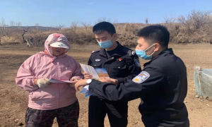 红光边境派出所加强春耕期间辖区治安稳定