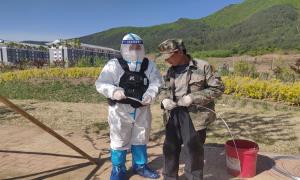 和龙边境检查站深入辖区开展反诈宣传活动