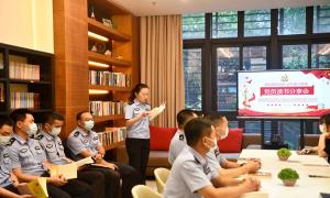 畅谈读书感想 共话青春担当