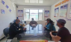 古城里边境派出所民警成功化解一起邻里土地纠纷