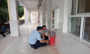 开展安全检查 筑牢校园安全防线
