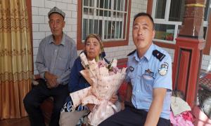 民警团结一家亲 情暖五月恩母亲