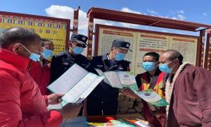萨嘎边境管理大队“三项措施”深入开展边境政策法规宣讲宣传活动