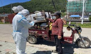 月晴边境派出所扎实开展雨季道路交通安全整治工作